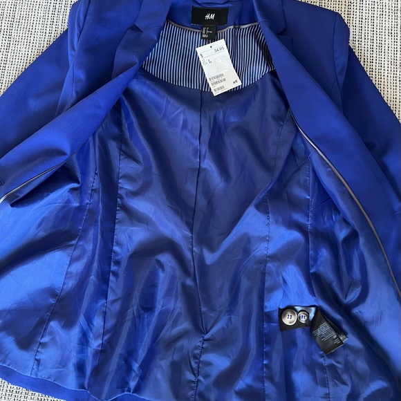 H&M Royal Blue Women's Blazer - Picture 6 of 10